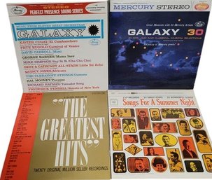 Vinyl Records (4). Xavier Cugart, Quincy Jones , Frankie Laine, Oscar Brown Jr.