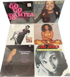 6 Unopened Vinyl Records, Joni James, Beverly Johnson And Many More