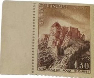 Republique Francaise Chteau De Jox (Doubs) 1964