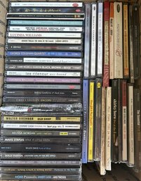 40 CDs- Miles Davis, Mavis Staples, Neil Young, Lee Ritenour, Melissa Morgan, Rhonda Vincent And Many More