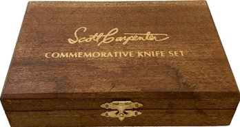 Scott Carpenter Commemorative Knife Set Of Warren Whittle Limited Edition Series Steel Whittling/carving Knive