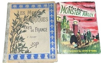 Book Lot, Monster Rally & Les Mots Historiques Du Pays De France: Ill. De Job  Edouard Trogan