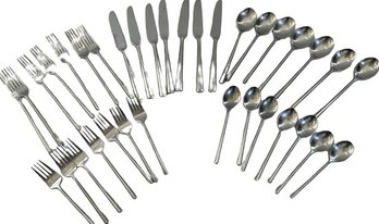 Stainless Flatware By Stanley Roberts: Service For 7.