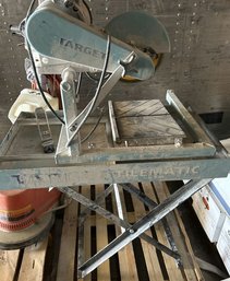 Target Tilematic Tile Saw On Table