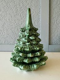 Multi Piece Christmas Tree Candy Dishes (6.5in Tall)