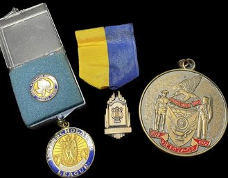 Award Pendants And Pins - 1953. 1983.