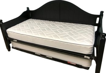 Trundle Bed With 2 Clean Twin Mattresses