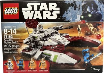 LEGO 75182 Star Wars Republic Fighter Tank- New In Box, 305 Pcs
