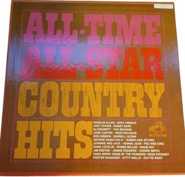 Vintage Record Collection All Time All Star Country Hits & Larry Green