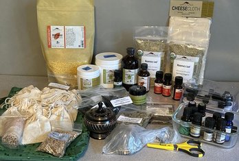 Essential Oils, Herbs, Oils, Incense Burner Pot
