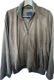 Mens Leather Jacket By JoS. A Bank, Size Large