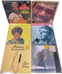 6 Unopened Vinyl Records From Taj Mahal, Barbra Mason And Many More