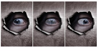 (NEW) Eyes On You Lenticular Plastic 3D Poster - 18'x12'