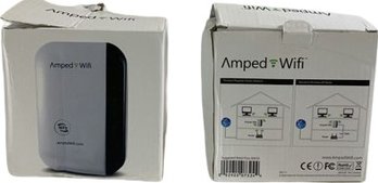 2 AMPED WIFI Extender Booster Wireless Repeater NEW (open Box)