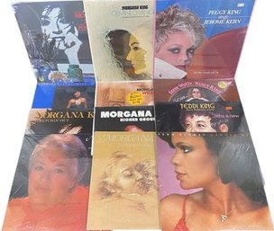 Collection Of 12 Unopened Vinyl Records Includes,  Morgana King, Teddy King