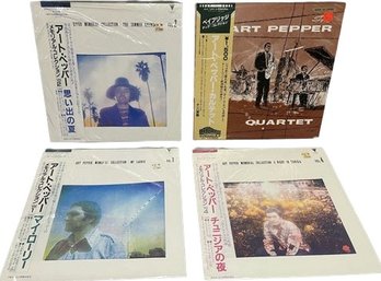 UNOPENED Japanese Pressed Vinyl (4) Includes: All By Art Pepper And Many More