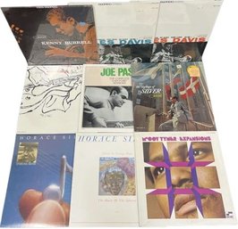 (9) Unopened Vinyl Records, Miles Davis, Kenny Burrell And Many More