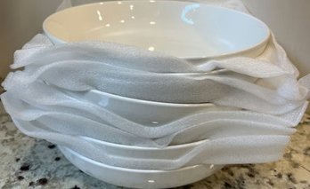 Ceramic White Plate Set (6)