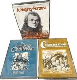 3 Board Games, A Mighty Fortress, The American Civil War And SPI Conquistador