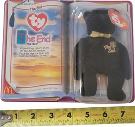 TY Beanie Baby 1999The End Original Packaging. Slight Damage On Face Of Plastic.