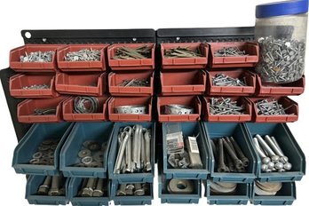 Collection Of Hardware- Nails, Screws, Bolts Washers