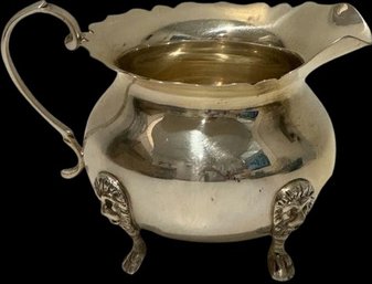 Sterling Silver Cream Pot - 3'H