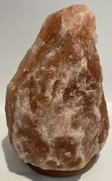 Large Himalayan Salt Lamp With Wooden Base, Size: 7'