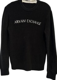 Armani Exchange Men's Cotton Crew Neck -  Black
