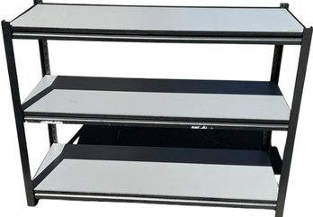 Three Shelf Heavy Duty Utility Shelf 48 Inches Wide X 19 Inches Deep 36 Inches Tall (1 Of 2)