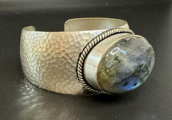 Blue Moonstone Bangle