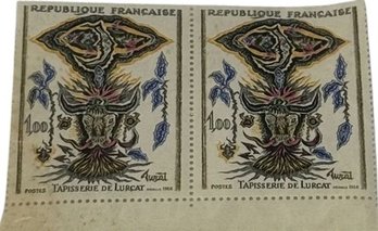 Republique Francaise Tapisserie De Lurcat 1968 Stamps