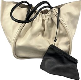 Designer Handbag 13x13x10 With Removable Pouch (7x6) By Proenza Schouler. Made In Italy.