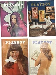 4 Playboy Magazine, June 1970, January 1970, February 1970 & March 1970