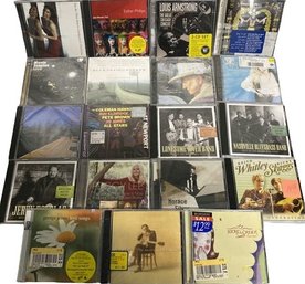 Collection Of Country/Bluegrass CDs (60) From Waylon Jennings, Johnny Cash, Willie Nelson And More