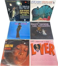 Collection Of 35 Vinyl Records From, Ala Lee, Colleen Lovett, Ella Fitzgerald And Many More