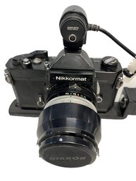 Nikkormat Camera & Vivitar Flash