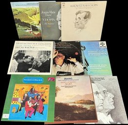 Record Vinyl Including, Horowitz, Brahms, Jeanne-Marie Darre, Pablo Casals, Bach And Many More