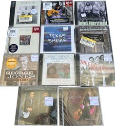 (11) Unopened CD Collection, Claire Lunch, Loretta Lynn, The Grascals, Karen Dalton And Many More