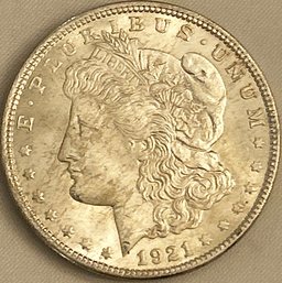 Coin: 1921 Morgan Silver Dollar