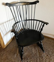 Windsor Wood Rocking Chair (24Wx31Lx35.5H)