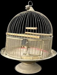 Metal Bird Cage With Swing - 18'H