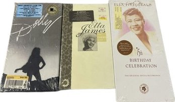 CD Collection Including Dolly Parton, Etta James, And Ella Fitzgerald