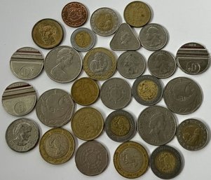 Assorted Coins: New Zealand 1977, Liberty 1979, US Quarter Dollar, And Many More