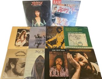 Collection Of Vinyl Records From Bob Seger, Elton John, Nicolette Larson And More (10)