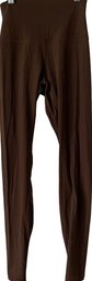 Lululemon, Ladies Yoga Leggings, No Label, Appears To Be XS, Chocolate Brown