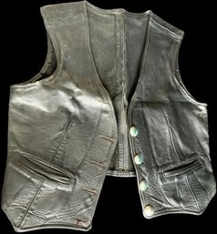 Leather Vest. Approx Size Small
