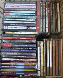 40 CDs- Gordon Lightfoot Box Set, Joan Baez,  Bebop Spoken World, Johnny Cash, Dolly Parton, Joan Baez & More