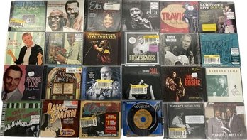 CD Collection (24) Includes, Tony Trischka, Frankie Laine, Albert Ammons, Ricky Skaggs And Many More