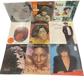 (9) Unopened Vinyl Records, Ruth Brown, Stephanie Mills, Rosanne Cash And Many More