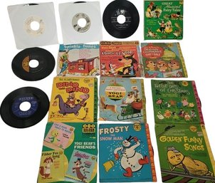 Collection Of 45 RPM, Twinkle Tunes, Loopy De Loop, Original Chipmunks & Many More
